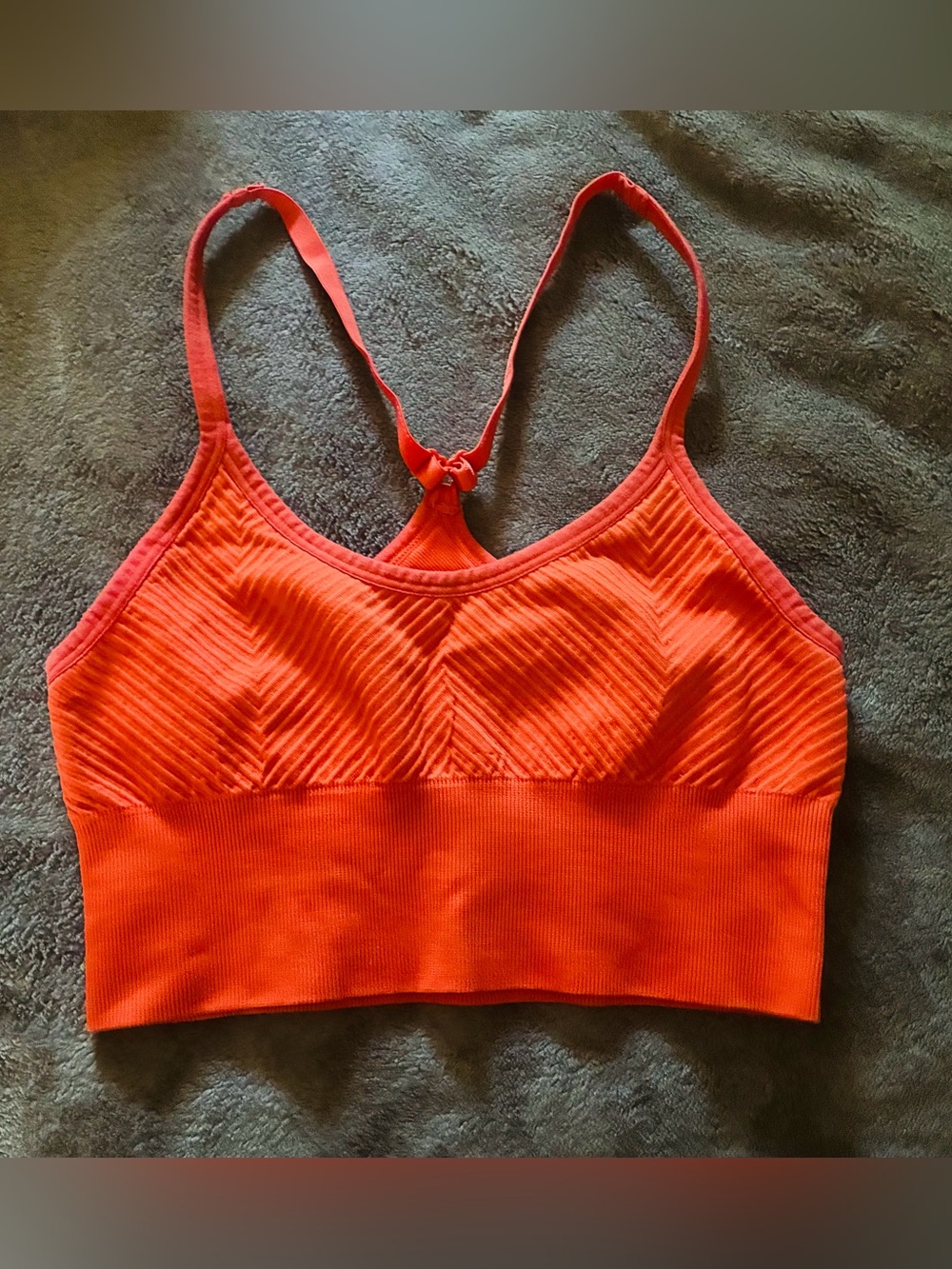 Orange Sports Bra